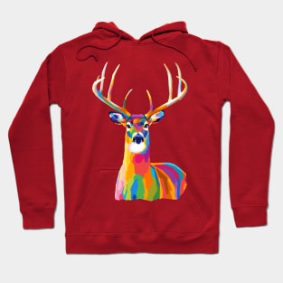 Deer Wpap Pop Art Hoodie